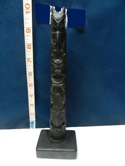 TOTEM POLE CANADA WEST COAST BOMA BRAND ALL BLACK, View more