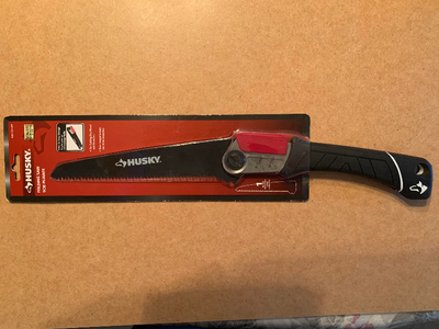 Folding Saw by Husky ... NEW ... 7 inch blade ..As Shown, View more
