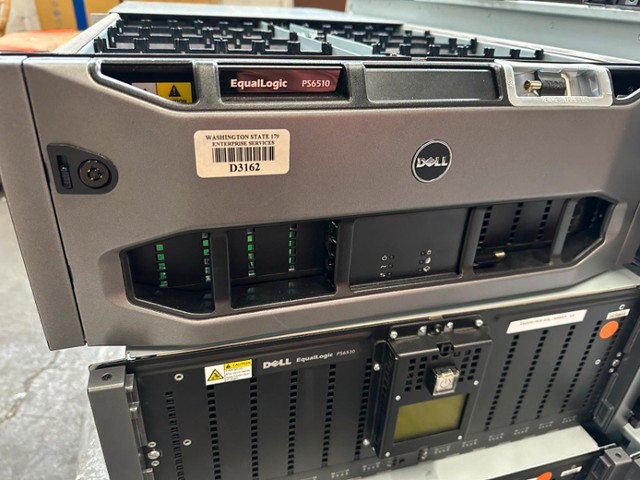 Lots of storage, Pallet of Dell EquaLogic PS6510, no HDD in Servers in City of Toronto