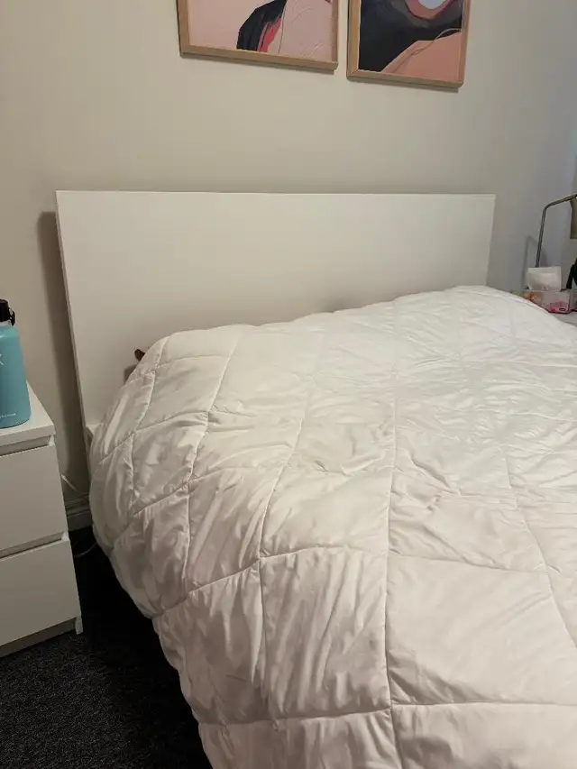 White Ikea Malm Queen Size Bed Frame63347539445123123