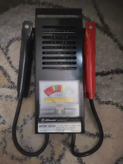 Asking $35 Previously enjoyed Works on 6 and 12 volt batteries 50 amp load test for 6 volt batteries...