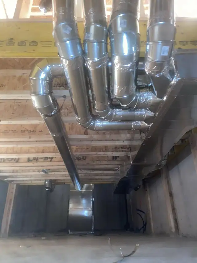 Ductwork,Gas lines,Venting,Tankless,Furnace Repair,Hvac-roughin in Heating, Ventilation & Air Conditioning in Oakville / Halton Region - Image 2