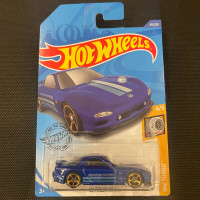 Hot Wheels '95 Mazda RX-7 (Blue) Hw Turbo