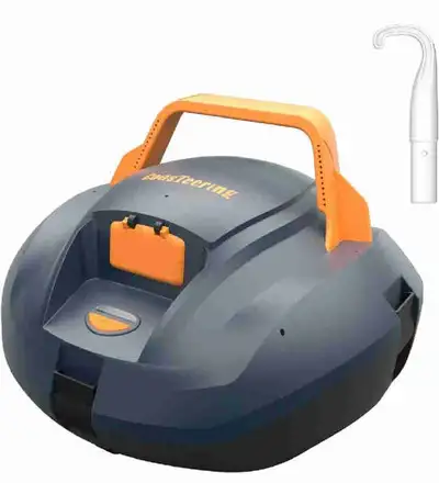 Robotic Pool Cleaner, Cordless Pool Vacuum Robot with 100 Mins R, View more