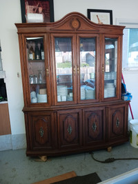 Dinning Table and china cabinet ser
