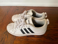 Adidas white shoes Youth size 6