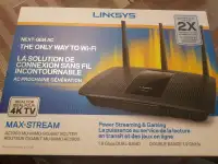 Linksys AC1900 Dual Band Smart Wireless Router (Max Stream EA750
