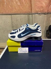 Nike Shox White and Blue