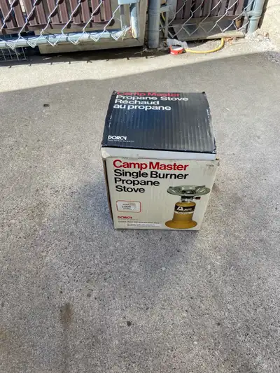 Camp Master Single Burner Propane Stove Great Condition , View more