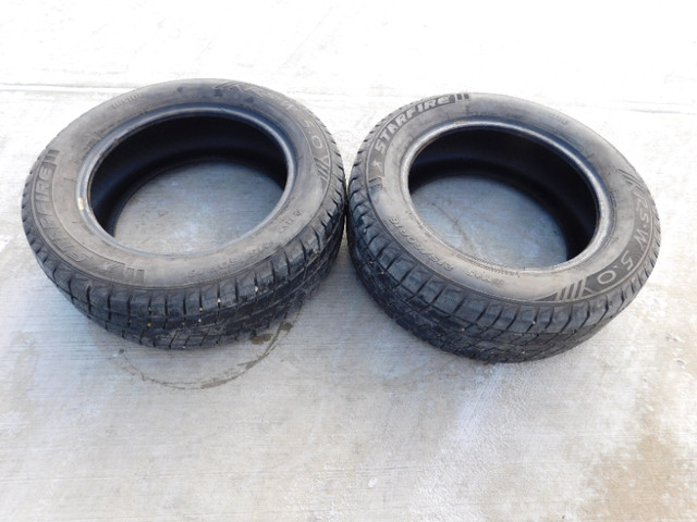 2 Starfire Winter tires 215/60/16 in Tires & Rims in Edmonton