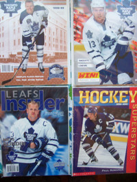 Mats Sundin Toronto Maple Leafs hockey programs and poster