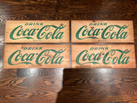 Coca-cola wood panels $20 each