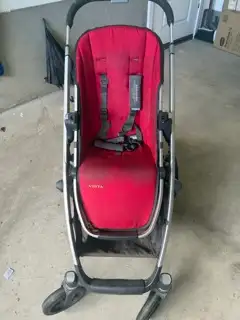 Uppababy stroller and vista seat, View more