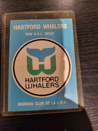 Hartford Whalers logo card