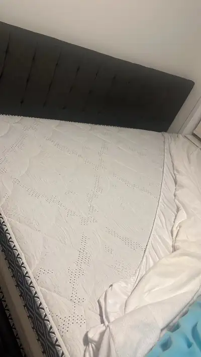 brand new king size mattress with waterproof cover and frame , View more