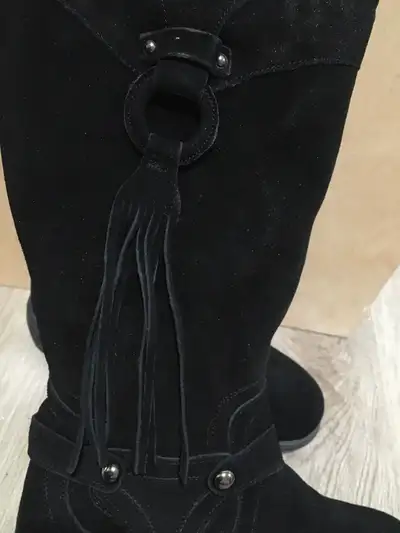 Flurries suede boots with muton liner, View more