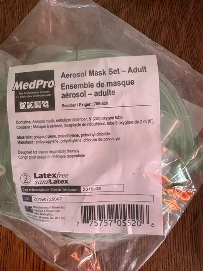 Adult Aerosol Mask Set, View more