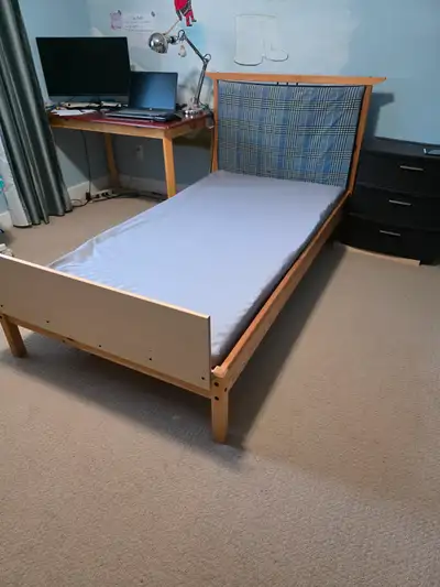 Ikea twin bed with mattress $60, View more