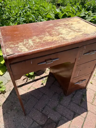 Vintage Solid Wood Desk, View more