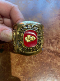 Oversized NFL Trophy Ring Kansas City Chiefs