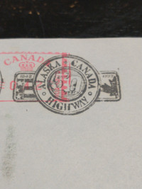 1942-1992 50th anniversary postmark Alaska-Canada Hwy