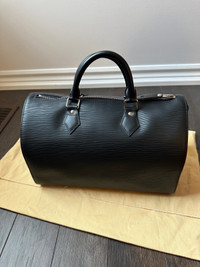 Louis Vuitton Speedy 30 Epi Black