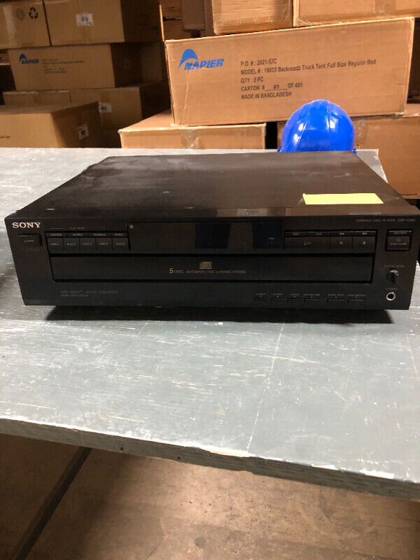 Sony 5 Disc Cd Player CDP-C325 With Original Remote for sale  