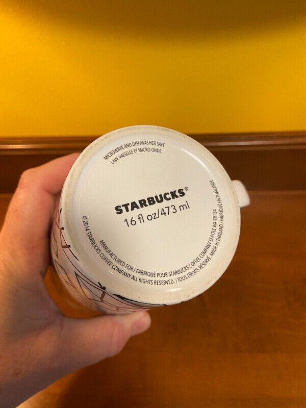 Starbucks Coffee Tea Mug Cup 16Oz 2014 Collector Souvenir dans Art et objets de collection  à Région d’Oshawa/Durham - Image 4