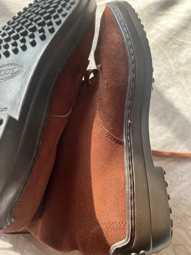 Women’s Tod’s suede combat boot in Women's - Shoes in Edmonton - Image 4