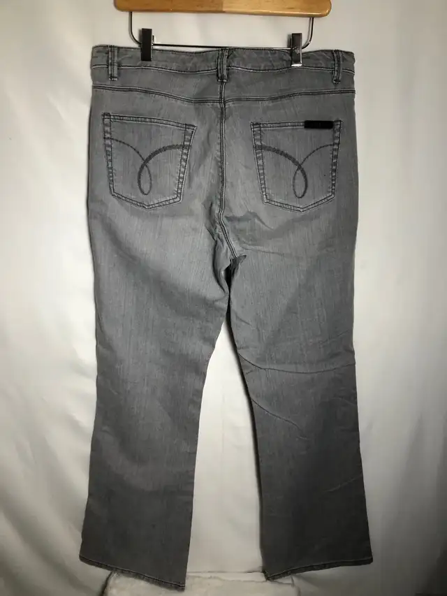 Womens Grey CK Jeans. Brand New. 36/32 Size 14