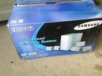 NEW Samsung sp-200 speaker system with stands for sale