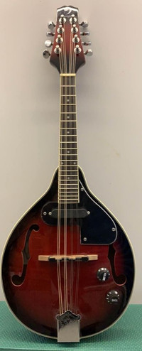 Vangoa Mandolin A Style Acoustic Electric Vintage Red
