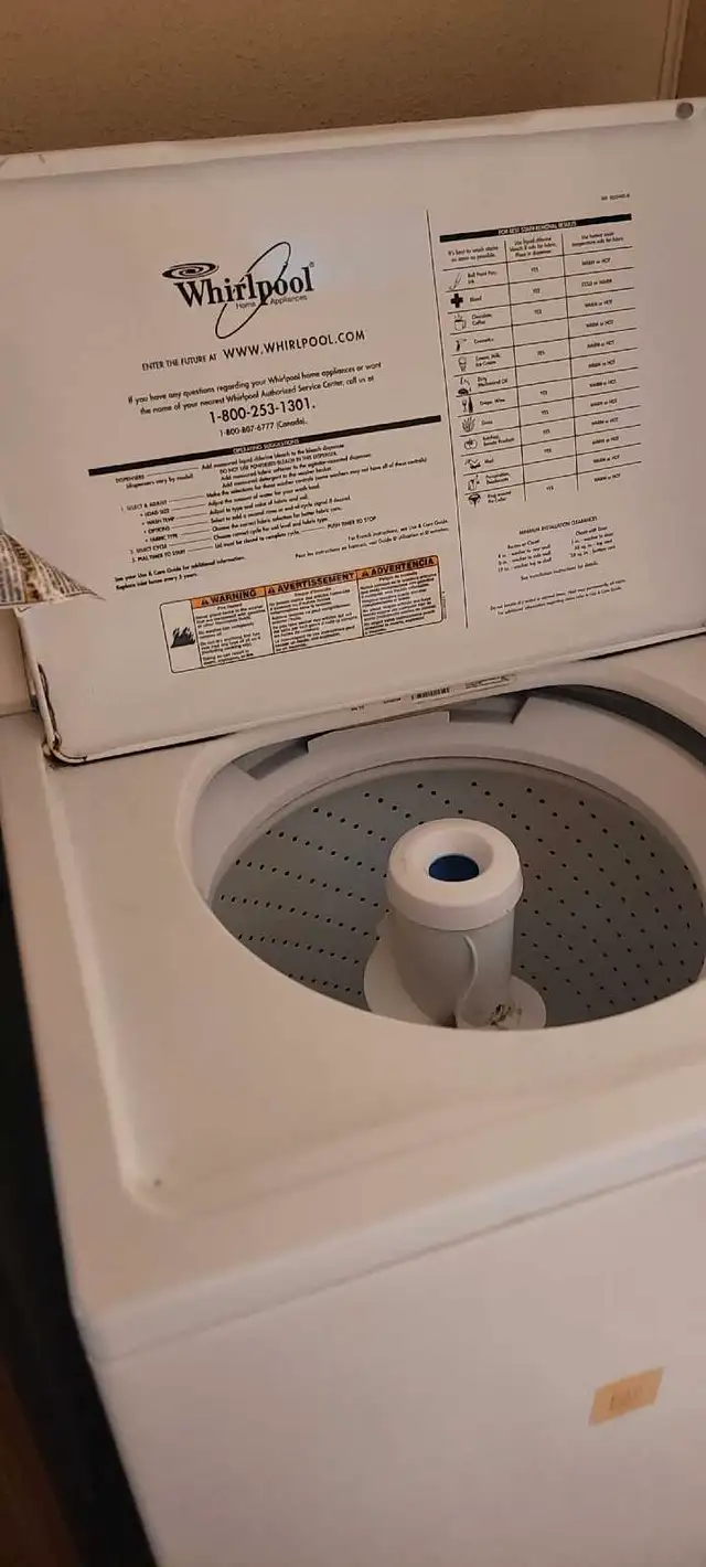 Fridge, washer, dryer, stove, dishwasher. Frigo,laveuse, secheus62863731010435124