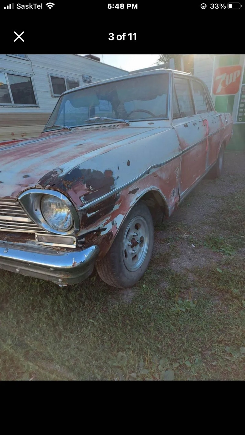 1962 Chevrolet nova (chevy II) Classic Cars Regina Kijiji