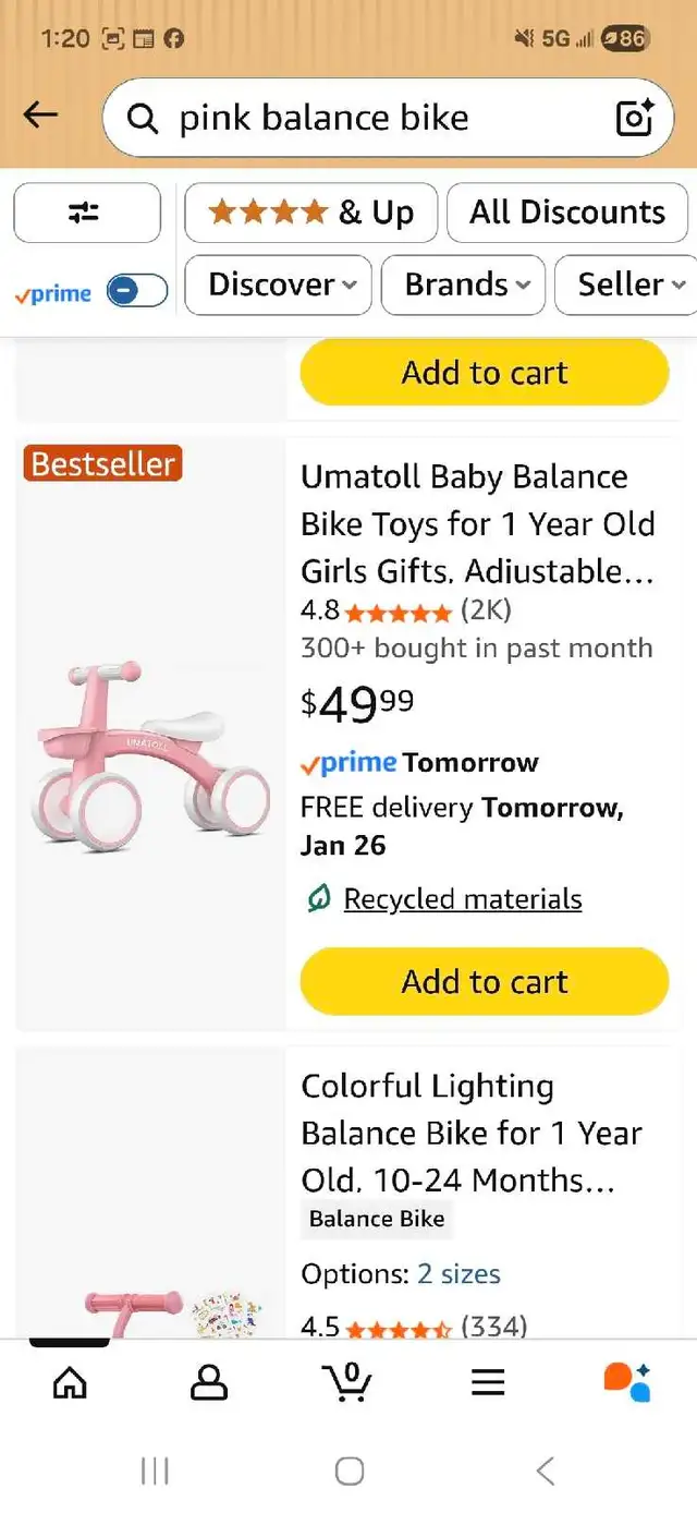 Toddlers Balance Bike in Kids in London - Image 2