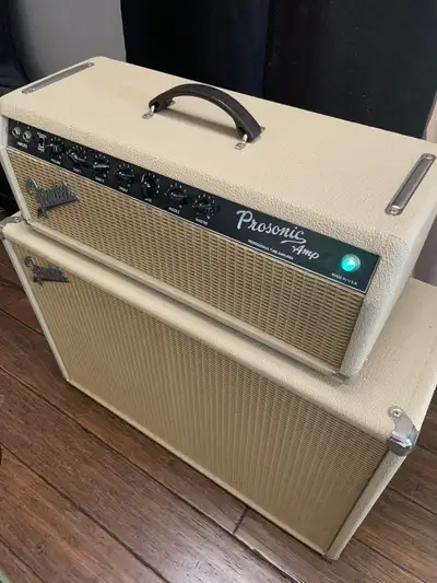 Fender Prosonic head and cabinet, View more