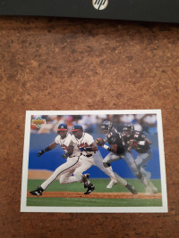 1992 Upper Deck Baseball Deion Sanders SP3 Insert Card