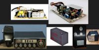 12 VDC Power Supplies/Rechargeable Batteries/CB Radio/Antenna's!