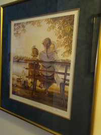 Signed Limited Edition T. Romance "Golden Moments" Print w/ COA