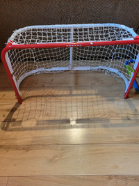 Interior small hockey net and soccer net