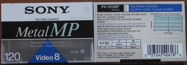 Cassettes Video Sony Fuji 8mm dans Autre  à Lévis - Image 2