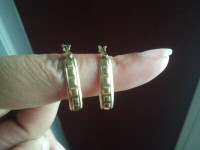 Collection GOLD Hoop Earrings, different Prices (See attach. pic