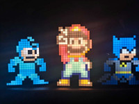 Pixel pals lot Mario, Batman, Mega Man