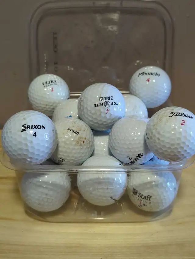 EIGHTEEN GOLF BALLS in Hobbies & Crafts in Peterborough - Image 2