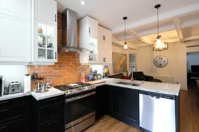 Welcome to this designer three-bedroom two-bathroom, two-level apartment in the heart of the Junctio...