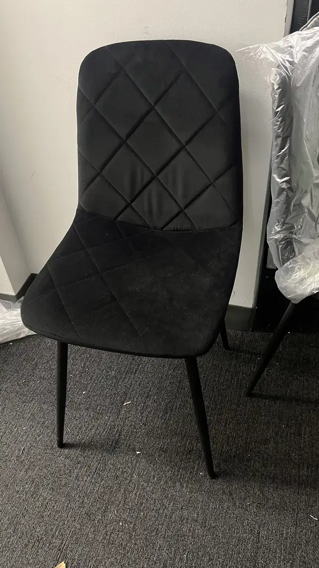 Upholstered Dining Room Chairs with Steel Legs, Modern Kitchen C in Chairs & Recliners in Markham / York Region - Image 2