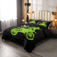 New 2 Piece Motocross Rider Comforter Set • Twin Size