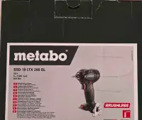 Metabo SSD 18 LTX 200 BL 18V Cordless Impact Driver