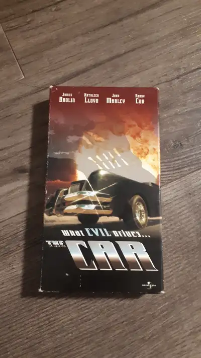 * * Please Read * * Location East Ottawa VHS The Car 1977 Horror/Action Two bicyclists are run down...