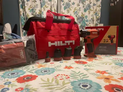 HILTI Multi-Head Drill Driver - Includes angled attachments, View more
